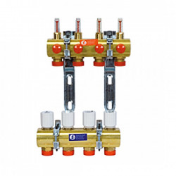 Сборный коллекторный узел с расходомерами 1" x 3/4"E /10 GIACOMINI R553F