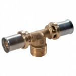 Тройник с нар. резьбой 3/4"x(26x3) GIACOMINI RM153