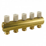 Коллектор с термостатическими клапанами 1" x 3/4"E /3 GIACOMINI R553VY043