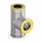 Сэндвич-тройник 90° Ø150/250 AISI439/439 1,0/0,5мм